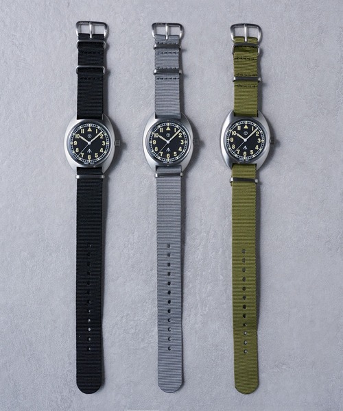 NAVAL WATCH(ナバルウォッチ)の「【NAVAL WATCH】Naval military watch Mil.-02B Royal Air Force type(アナログ腕時計・メンズ・ブラック/カーキ/グレー・FREE)」の10枚目の写真