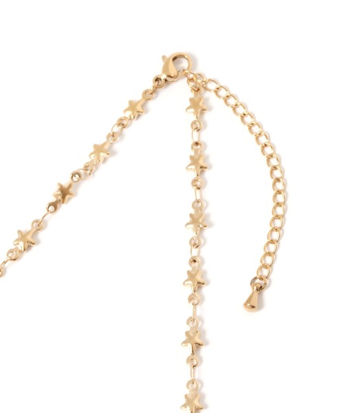 BAYFLOW（ベイフロー）の「ステンレススターチェーンネックレス（ネックレス・レディース・シルバー/ゴールド・FREE）」の4枚目の写真