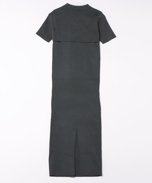 ANAP(アナップ)の「ポロカラーボレロ ハートネックワンピース アンサンブル(ワンピース・レディース・グリーン/スミクロ/グレー・FREE)」の12枚目の写真