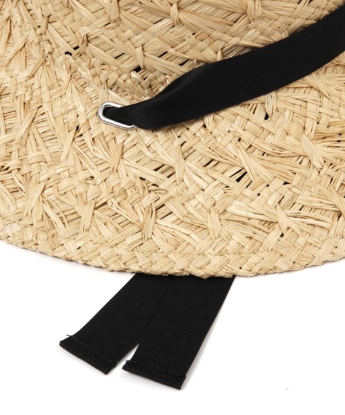 LEPSIM（レプシィム）の「つば広ラフィアハット　995101（ハット・レディース・ベージュ系その他/ベージュ・ONE SIZE）」の18枚目の写真