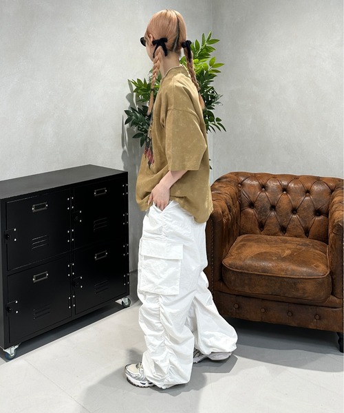 sedacle(セダクル)の「サイドシャーリングカーゴパンツ(カーゴパンツ・メンズ・ブラック/グレー/ホワイト・SMALL/MEDIUM/LARGE)」の8枚目の写真