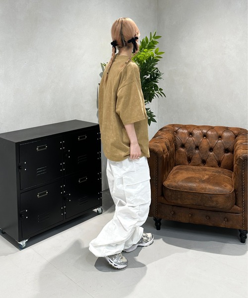 sedacle(セダクル)の「サイドシャーリングカーゴパンツ(カーゴパンツ・メンズ・ブラック/グレー/ホワイト・SMALL/MEDIUM/LARGE)」の9枚目の写真