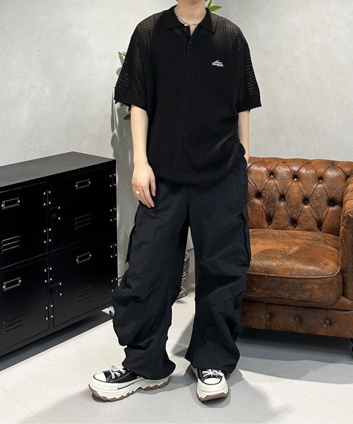 sedacle(セダクル)の「サイドシャーリングカーゴパンツ(カーゴパンツ・メンズ・ブラック/グレー/ホワイト・SMALL/MEDIUM/LARGE)」の12枚目の写真