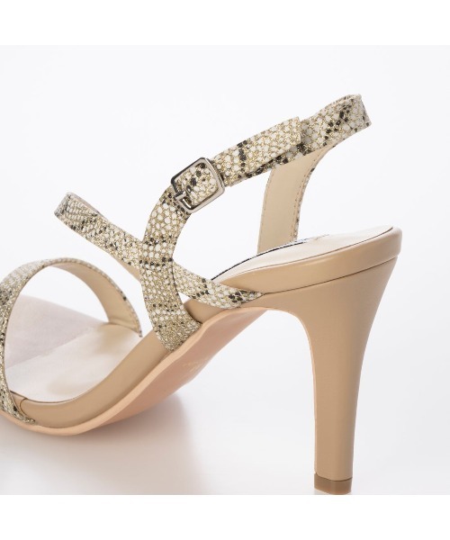 Miminy Piminy（ミミニー ピミニー）の「MiminyPiminy(ミミニーピミニー)8.5cmヒールラインベルトサンダル（サンダル・レディース・シルバー/ブラック/ゴールド・S/M/L/LL）」の19枚目の写真