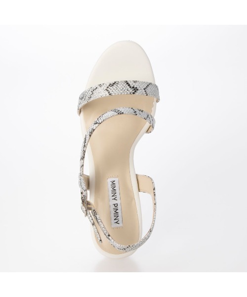 Miminy Piminy（ミミニー ピミニー）の「MiminyPiminy(ミミニーピミニー)8.5cmヒールラインベルトサンダル（サンダル・レディース・シルバー/ブラック/ゴールド・S/M/L/LL）」の12枚目の写真