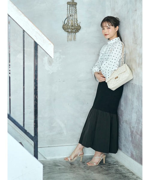 Miminy Piminy（ミミニー ピミニー）の「MiminyPiminy(ミミニーピミニー)8.5cmヒールラインベルトサンダル（サンダル・レディース・シルバー/ブラック/ゴールド・S/M/L/LL）」の8枚目の写真