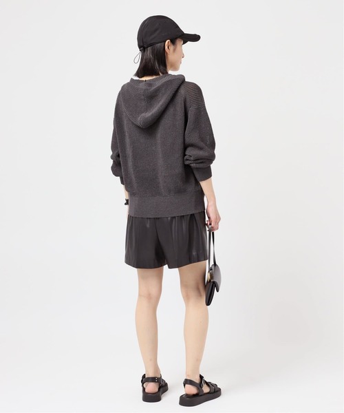 AP STUDIO（エーピーストゥディオ）の「ギマコットンフーディ―（パーカー・レディース・チャコールグレー/ライトグレー・FREE）」の20枚目の写真