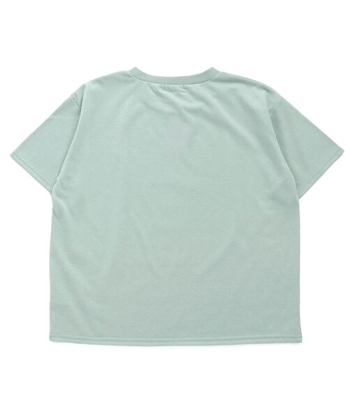 algy（アルジー）の「テンシャプリントビッグT（Tシャツ/カットソー・キッズ・ミント/チャコール/オフホワイト・X-SMALL/XX-SMALL/SMALL/MEDIUM）」の7枚目の写真