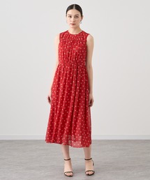 ANAYI（アナイ）の「マリンドットプリントキャザーフレアワンピース 
