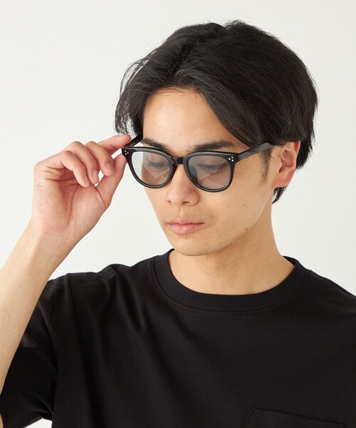 SHIPS Colors（シップス カラーズ）の「SHIPS Colors:ウェリントン サングラス◇（サングラス・メンズ・ライトグレー/ブルー/ブラック・ONE SIZE）」の3枚目の写真