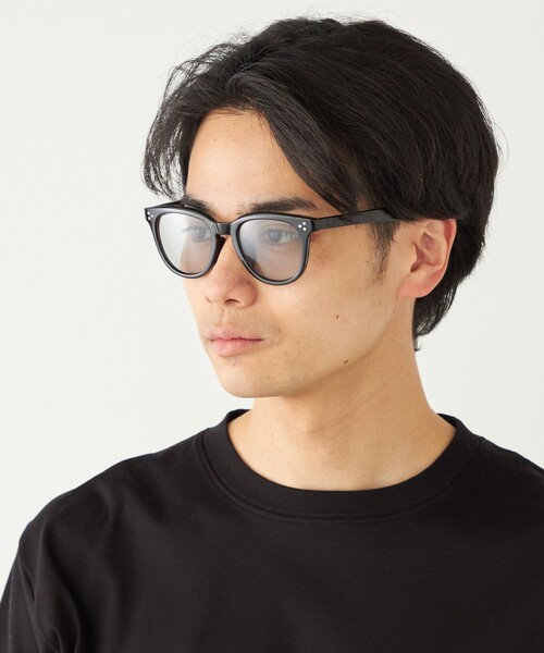 SHIPS Colors（シップス カラーズ）の「SHIPS Colors:ウェリントン サングラス◇（サングラス・メンズ・ライトグレー/ブルー/ブラック・ONE SIZE）」の13枚目の写真