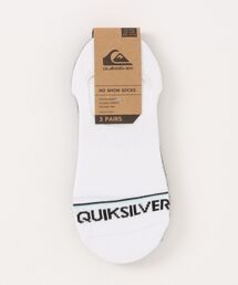 Quiksilver（クイックシルバー）の「QUIKSILVER 3PK NO SH /クイックシルバー3足パックインビジブルソックス（ソックス/靴下）」