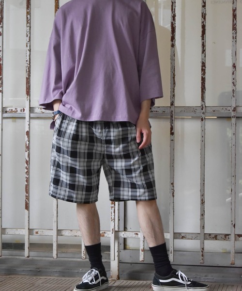 Starting Over（スターティングオーバー）の「loose-fitting work shorts/ルーズフィット ワークショーツ（その他パンツ・メンズ・パープル/ベージュ/ブラック系1/ベージュ系/ホワイト/レオパード/ネイビー系/ワンウォッシュ/オリーブ/ブラック/ライトブルー/アニマル/カーキ系/ブラック系3/ホワイト系/ホワイト系1/ネイビー系2/ブラック系2/ベージュ系1/ネイビー系1・L/XL/M/S）」の6枚目の写真