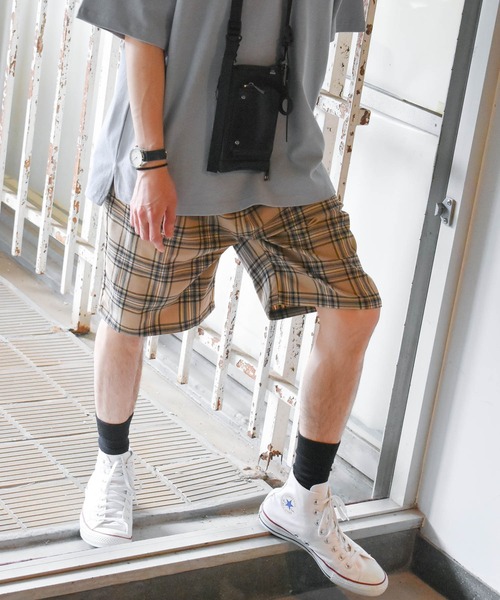 Starting Over（スターティングオーバー）の「loose-fitting work shorts/ルーズフィット ワークショーツ（その他パンツ・メンズ・パープル/ベージュ/ブラック系1/ベージュ系/ホワイト/レオパード/ネイビー系/ワンウォッシュ/オリーブ/ブラック/ライトブルー/アニマル/カーキ系/ブラック系3/ホワイト系/ホワイト系1/ネイビー系2/ブラック系2/ベージュ系1/ネイビー系1・L/XL/M/S）」の9枚目の写真