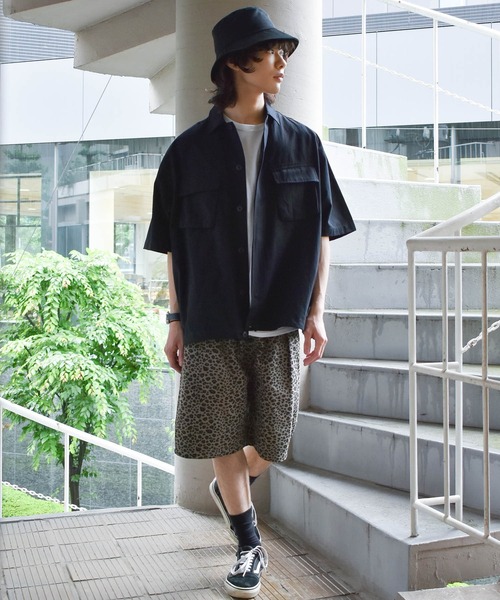 Starting Over（スターティングオーバー）の「loose-fitting work shorts/ルーズフィット ワークショーツ（その他パンツ・メンズ・パープル/ベージュ/ブラック系1/ベージュ系/ホワイト/レオパード/ネイビー系/ワンウォッシュ/オリーブ/ブラック/ライトブルー/アニマル/カーキ系/ブラック系3/ホワイト系/ホワイト系1/ネイビー系2/ブラック系2/ベージュ系1/ネイビー系1・L/XL/M/S）」の20枚目の写真