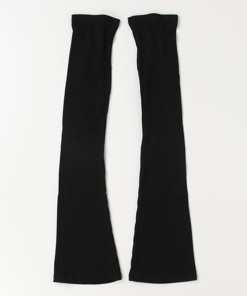 .KOM（ドットコム）の「『.KOM/ドットケーオーエム』編み上げレッグカバー【Y】【CN】（レッグウォーマー・レディース・ブラック/グレー・FREE）」の12枚目の写真