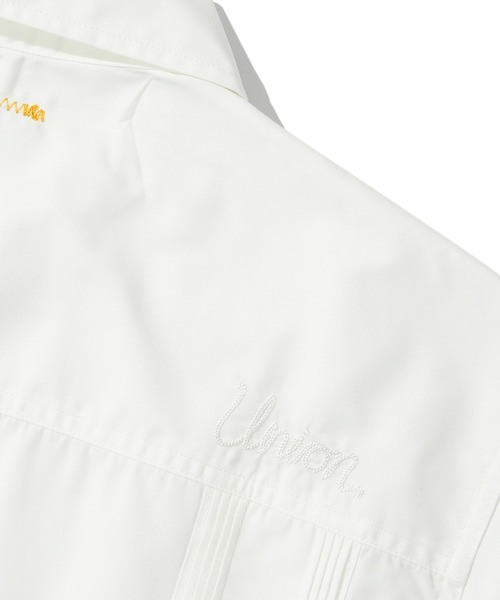 UNION(UNION TOKYO)(ユニオン)の「UNION TOKYO TYSON SS WOVEN ユニオントーキョー(シャツ/ブラウス・メンズ・グリーン/ホワイト・X-LARGE/LARGE/SMALL/MEDIUM)」の5枚目の写真