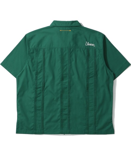 UNION(UNION TOKYO)(ユニオン)の「UNION TOKYO TYSON SS WOVEN ユニオントーキョー(シャツ/ブラウス・メンズ・グリーン/ホワイト・X-LARGE/LARGE/SMALL/MEDIUM)」の7枚目の写真