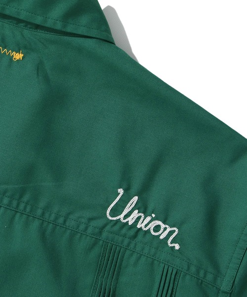 UNION(UNION TOKYO)(ユニオン)の「UNION TOKYO TYSON SS WOVEN ユニオントーキョー(シャツ/ブラウス・メンズ・グリーン/ホワイト・X-LARGE/LARGE/SMALL/MEDIUM)」の9枚目の写真