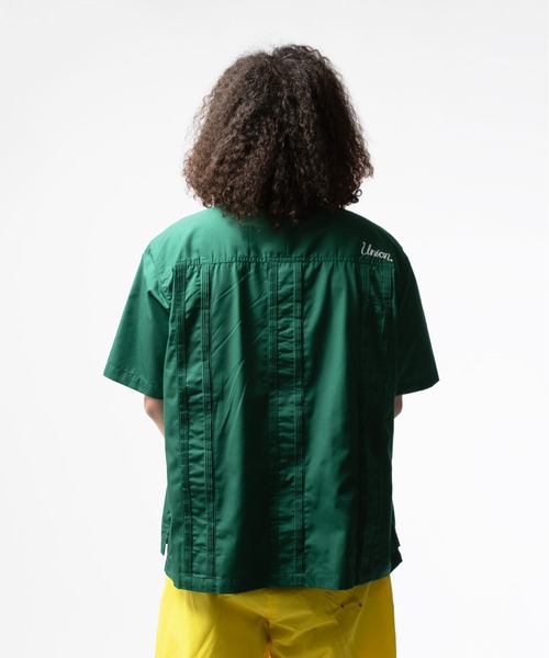 UNION(UNION TOKYO)(ユニオン)の「UNION TOKYO TYSON SS WOVEN ユニオントーキョー(シャツ/ブラウス・メンズ・グリーン/ホワイト・X-LARGE/LARGE/SMALL/MEDIUM)」の13枚目の写真