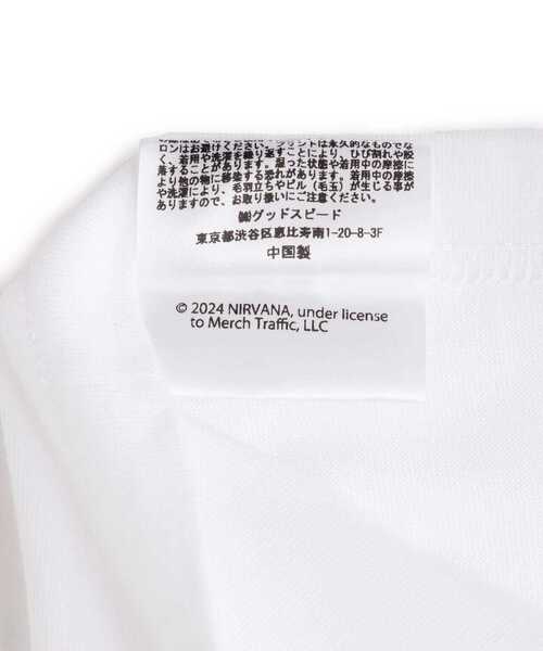 GOOD ROCK SPEED（グッドロックスピード）の「GOOD ROCK SPEED (グッドロックスピード) NIRVANAフォトT/ニルヴァーナ（Tシャツ/カットソー・レディース・ホワイト・F）」の9枚目の写真