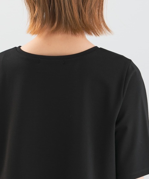 URBAN RESEARCH ROSSO WOMEN(アーバンリサーチ ロッソ)の「チュールドッキングカットソー(Tシャツ/カットソー・レディース・グレー/ブラック/ホワイト・FREE)」の15枚目の写真