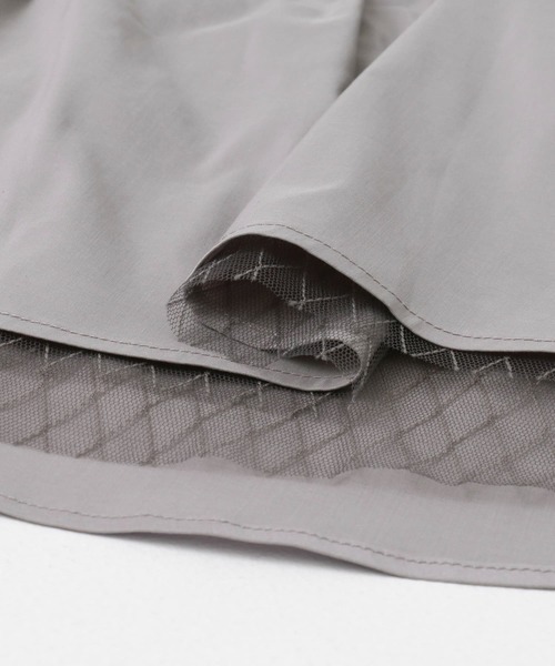 URBAN RESEARCH ROSSO WOMEN(アーバンリサーチ ロッソ)の「チュールドッキングカットソー(Tシャツ/カットソー・レディース・グレー/ブラック/ホワイト・FREE)」の8枚目の写真