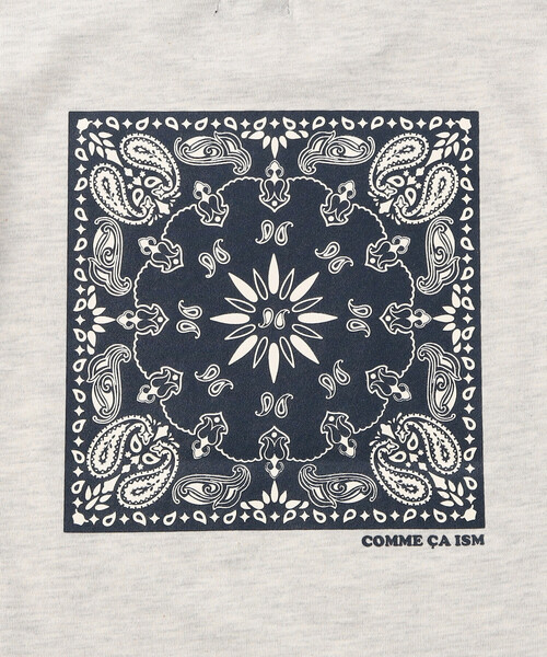 即発送 Tシャツ バンダナ セール】 バンダナ柄プリント 半袖Tシャツ （Tシャツ）｜COMME