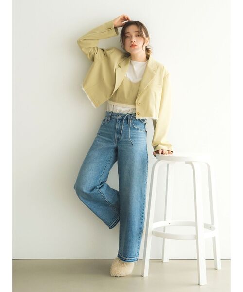 Ungrid（アングリッド）の「カットオフデザインビスチェ（キャミソール・レディース・チャコールグレー/グリーン系その他・FREE）」の22枚目の写真