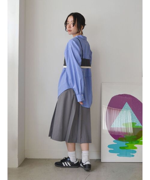 Ungrid（アングリッド）の「カットオフデザインビスチェ（キャミソール・レディース・チャコールグレー/グリーン系その他・FREE）」の16枚目の写真