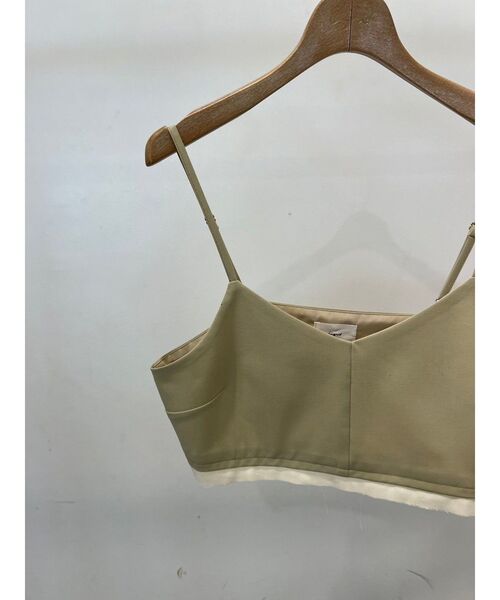 Ungrid（アングリッド）の「カットオフデザインビスチェ（キャミソール・レディース・チャコールグレー/グリーン系その他・FREE）」の13枚目の写真