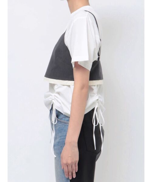 Ungrid（アングリッド）の「カットオフデザインビスチェ（キャミソール・レディース・チャコールグレー/グリーン系その他・FREE）」の11枚目の写真