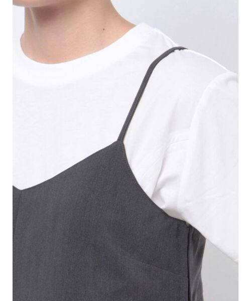 Ungrid（アングリッド）の「カットオフデザインビスチェ（キャミソール・レディース・チャコールグレー/グリーン系その他・FREE）」の8枚目の写真