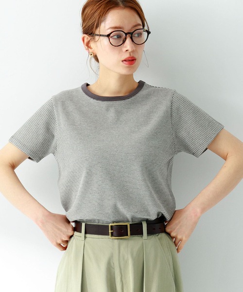 URBAN RESEARCH Sonny Label（アーバンリサーチサニーレーベル）の「JQベーシックコンパクトTシャツ（Tシャツ/カットソー・レディース・ブラック/グレー/ブルー系その他・FREE）」の3枚目の写真