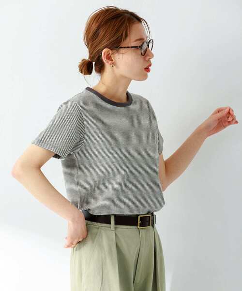 URBAN RESEARCH Sonny Label（アーバンリサーチサニーレーベル）の「JQベーシックコンパクトTシャツ（Tシャツ/カットソー・レディース・ブラック/グレー/ブルー系その他・FREE）」の6枚目の写真