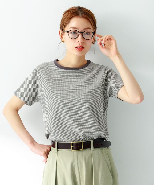 URBAN RESEARCH Sonny Label（アーバンリサーチサニーレーベル）の「JQベーシックコンパクトTシャツ（Tシャツ/カットソー・レディース・ブラック/グレー/ブルー系その他・FREE）」の5枚目の写真