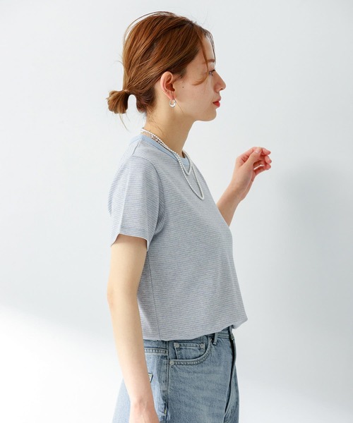 URBAN RESEARCH Sonny Label（アーバンリサーチサニーレーベル）の「JQベーシックコンパクトTシャツ（Tシャツ/カットソー・レディース・ブラック/グレー/ブルー系その他・FREE）」の21枚目の写真