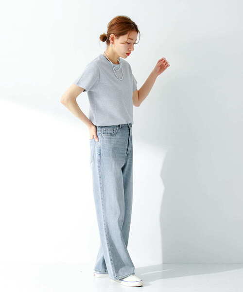 URBAN RESEARCH Sonny Label（アーバンリサーチサニーレーベル）の「JQベーシックコンパクトTシャツ（Tシャツ/カットソー・レディース・ブラック/グレー/ブルー系その他・FREE）」の18枚目の写真