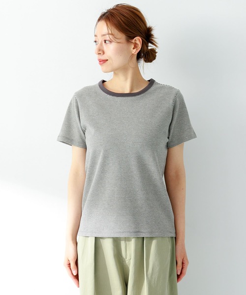 URBAN RESEARCH Sonny Label（アーバンリサーチサニーレーベル）の「JQベーシックコンパクトTシャツ（Tシャツ/カットソー・レディース・ブラック/グレー/ブルー系その他・FREE）」の16枚目の写真
