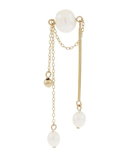 LAGUNAMOON（ラグナムーン）の「LADY淡水パールアシンメトリーピアス（ピアス（両耳用）・レディース・アイボリー・FREE）」の10枚目の写真