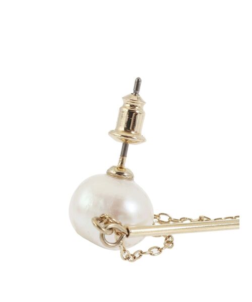 LAGUNAMOON（ラグナムーン）の「LADY淡水パールアシンメトリーピアス（ピアス（両耳用）・レディース・アイボリー・FREE）」の7枚目の写真