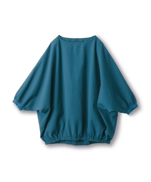 and myera(アンド マイラ)の「and myera シアサッカーのワイドトップス(その他トップス・レディース・ブルーグリーン・MEDIUM/LARGE/SMALL/X-LARGE)」の10枚目の写真