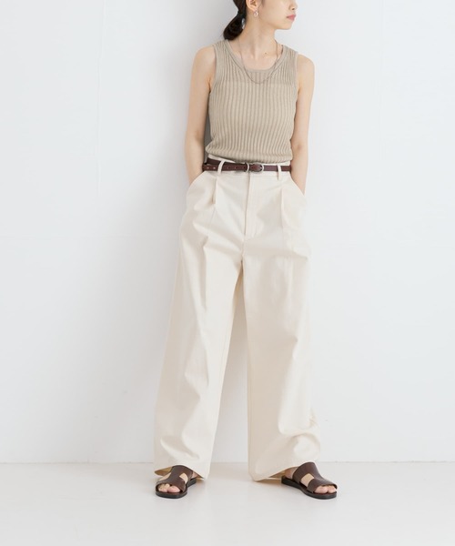 URBAN RESEARCH(アーバンリサーチ)の「ハイゲージラメタンクトップ(タンクトップ・レディース・ブルー/ブラック/ベージュ・FREE)」の7枚目の写真