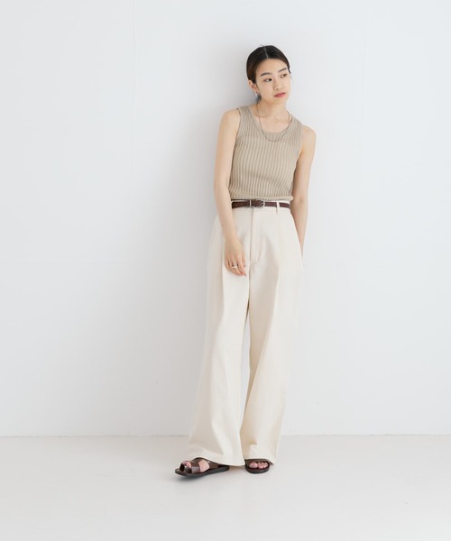 URBAN RESEARCH(アーバンリサーチ)の「ハイゲージラメタンクトップ(タンクトップ・レディース・ブルー/ブラック/ベージュ・FREE)」の8枚目の写真