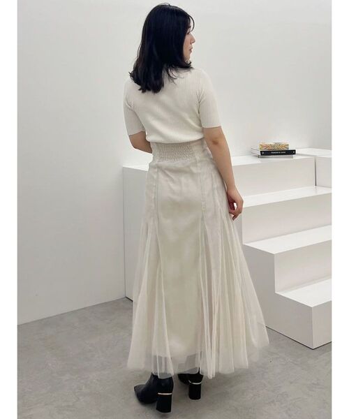 MERCURYDUO（マーキュリーデュオ）の「2WAYカットアウトニット（ニット/セーター・レディース・ブラック/オフホワイト/イエロー/ブルー/ラベンダー・FREE）」の16枚目の写真