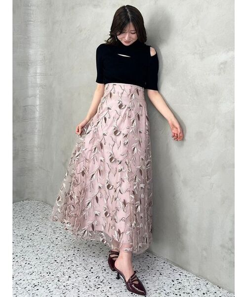 MERCURYDUO（マーキュリーデュオ）の「2WAYカットアウトニット（ニット/セーター・レディース・ブラック/オフホワイト/イエロー/ブルー/ラベンダー・FREE）」の20枚目の写真