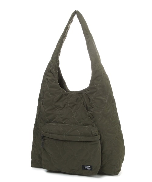 BAYFLOW（ベイフロー）の「キルティングショッパートートバッグ（トートバッグ・メンズ・ブラック/カーキ・FREE）」の20枚目の写真
