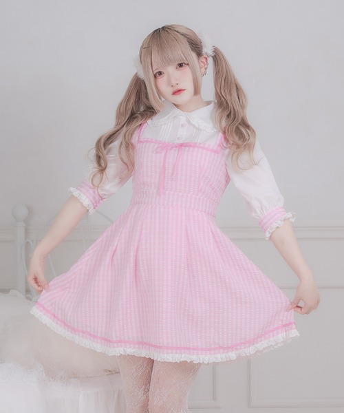 コットン★レース★ピンタック★ワンピース★ SEE BY CHLOE コットン☆レース☆ピンタック☆ワンピース☆ SEE BY CHLOE (See