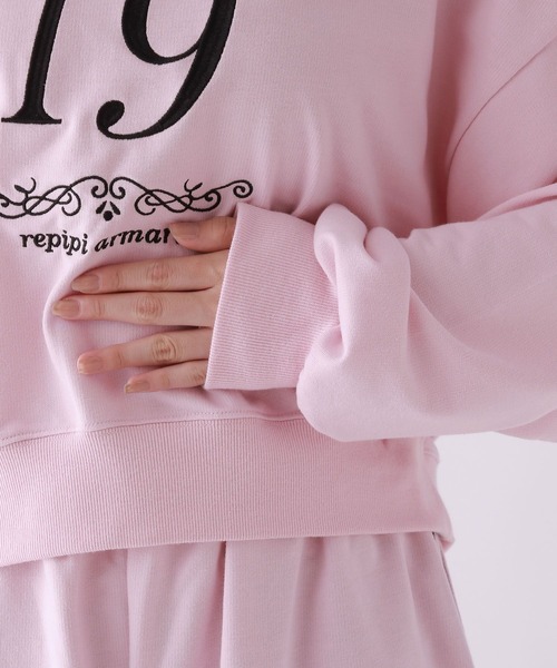 repipi armario（レピピ アルマリオ）の「☆セットアイテム☆ラインリボンセットアップ（セットアップ・キッズ・サックスブルー/グレー/ピンク・MEDIUM/LARGE/SMALL）」の15枚目の写真