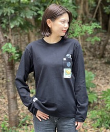 【CHUMS】Instant Camera Pocket Brushed L/S Tee / インスタントカメラポケットブラッシュドロングスリーブティー